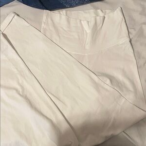 Brandy Pure White Straight Leg Leggings